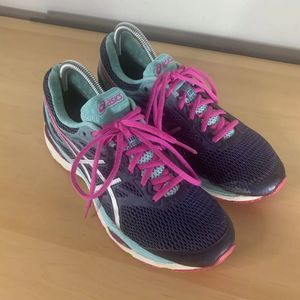 Asics Gel-Cumulus 18 Womens Size 9.5 Running Shoes Athletic Sneakers Blue T6C8N